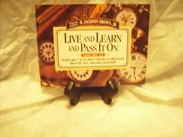 Cover of Live and Learn and Pass It on