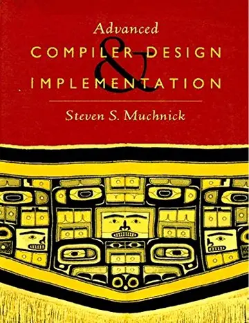 Cover of Advanced Compiler Design and Implementation