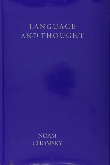 Cover of Language and Thought (Anshen Transdisciplinary Lectureships in Art, Science and the Philosophy of Culture)