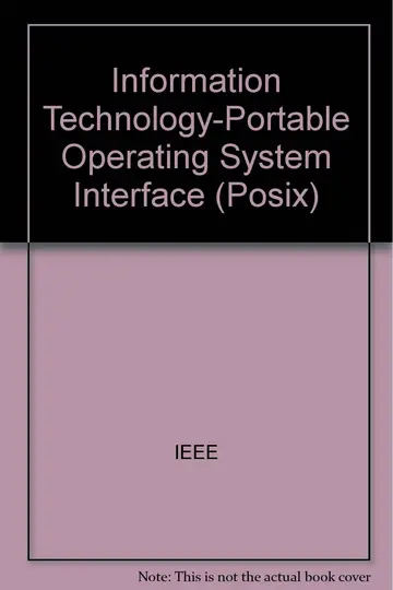 Cover of Information Technology-Portable Operating System Interface