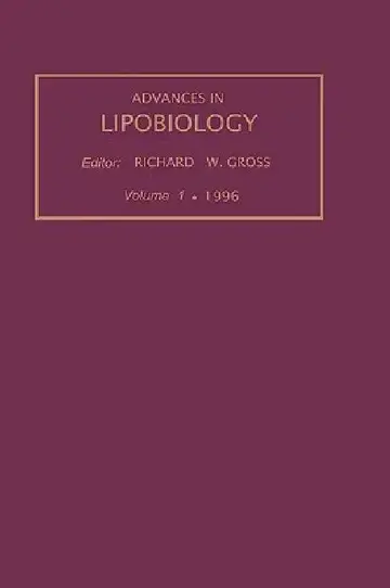Cover of Advances in Lipobiology, Volume 1