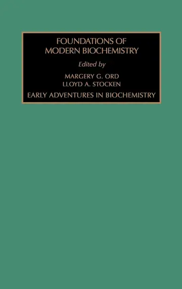 Cover of Early Adventures in Biochemistry