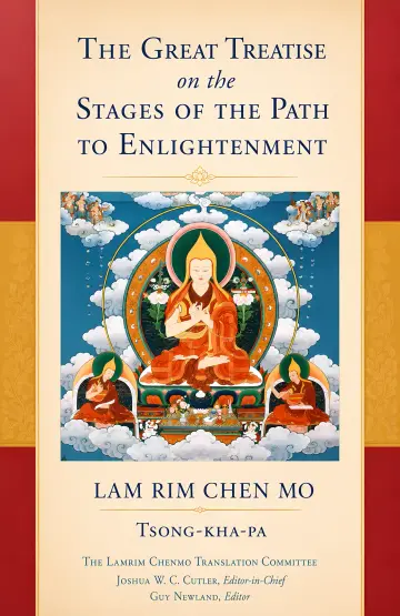 Cover of The Great Treatise on the Stages of the Path to Enlightenment