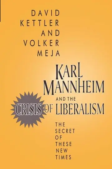 Cover of Karl Mannheim and the Crisis of Liberalism