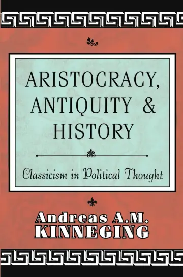Cover of Aristocracy, Antiquity and History