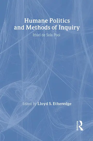 Cover of Humane Politics and Methods of Inquiry