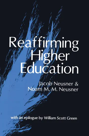Cover of Reaffirming Higher Education