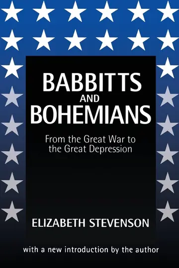 Cover of Babbitts and Bohemians from the Great War to the Great Depression