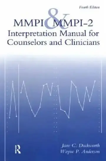 Cover of MMPI And MMPI-2
