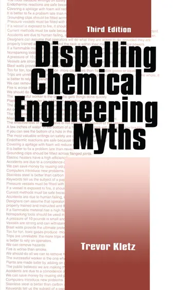 Cover of Dispelling Chemical Engineering Myths