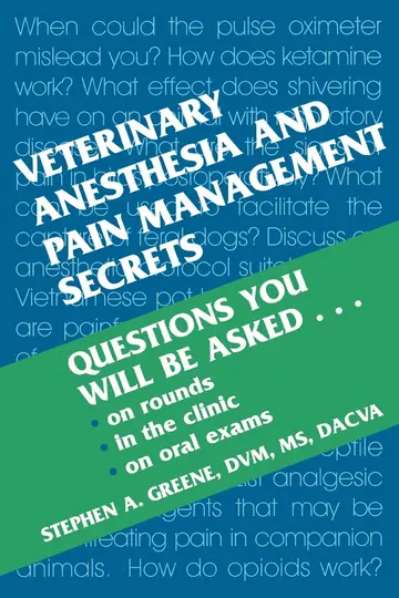 Cover of Veterinary Anesthesia and Pain Management Secrets