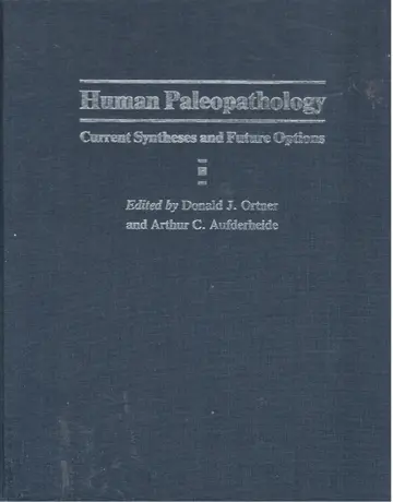 Cover of Human Paleopathology