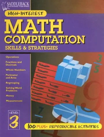 Cover of Math Computation Skills & Strategies Level 3
