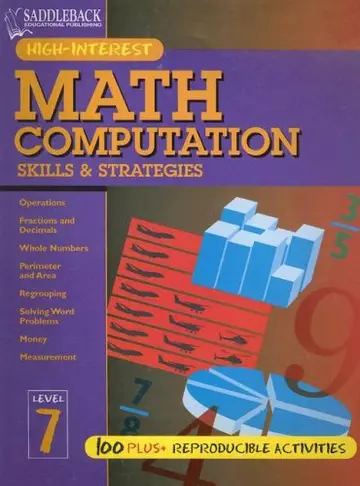 Cover of Math Computation Skills & Strategies Level 7