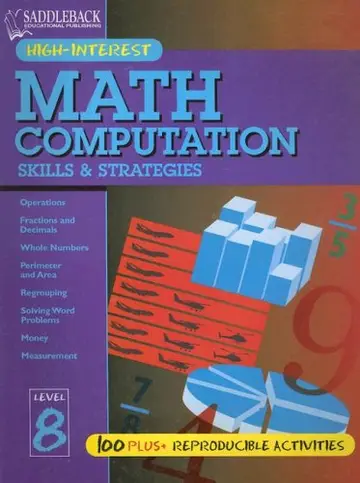 Cover of Math Computation Skills & Strategies Level 8
