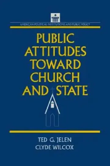 Cover of Public Attitudes Toward Church and State