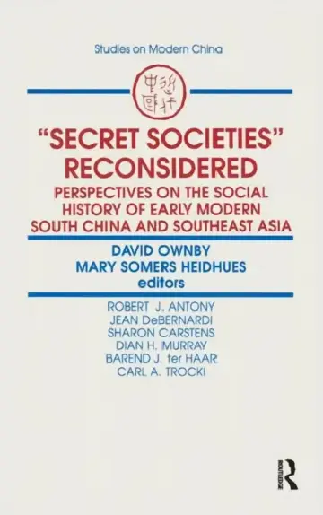 Cover of Secret Societies Reconsidered