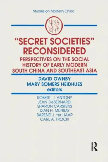 Cover of Secret Societies Reconsidered