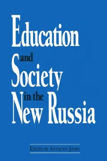 Cover of Education and Society in the New Russia