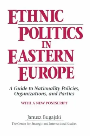 Cover of Ethnic Politics in Eastern Europe
