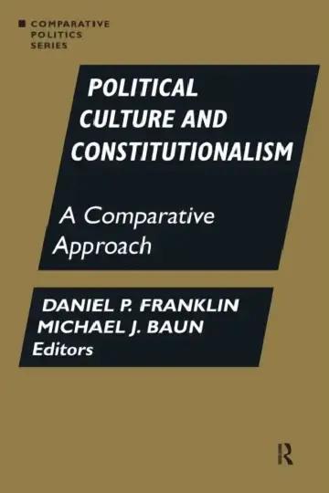 Cover of Political Culture and Constitutionalism