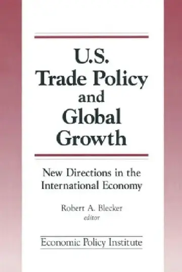 Cover of Trade Policy And Global Growth
