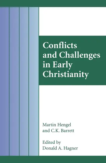Cover of Conflicts and Challenges in Early Christianity