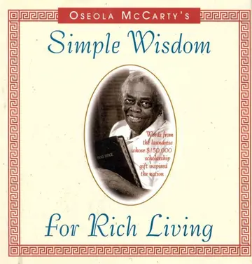 Cover of Oseola McCarty's Simple Wisdom for Rich Living