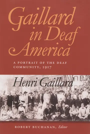 Cover of Gaillard in Deaf America