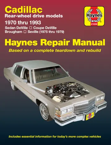 Cover of Cadillac Rear Wheel Drive 1970-93