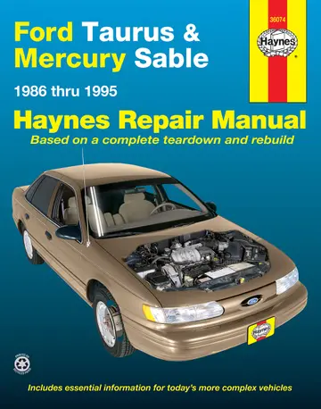 Cover of Ford Taurus & Mercury Sable 1986-95