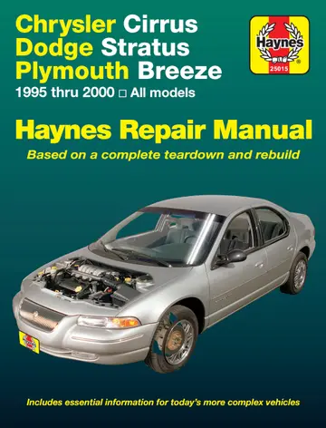 Cover of Chrysler Cirrus, Dodge Stratus & Plymouth Breeze (95 - 00)