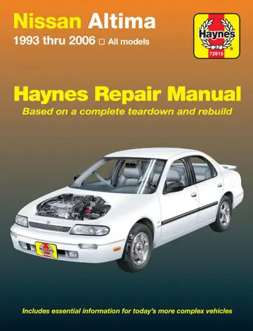 Cover of Nissan Altima 1993 Thru 2006 Haynes Repair Manual