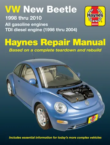 Cover of Volkswagen VW New Beetle 1.8 & 2.0L petrol (1998-2010) & 1.9L TDI diesel (1998-2004) Haynes Repair Manual (USA)