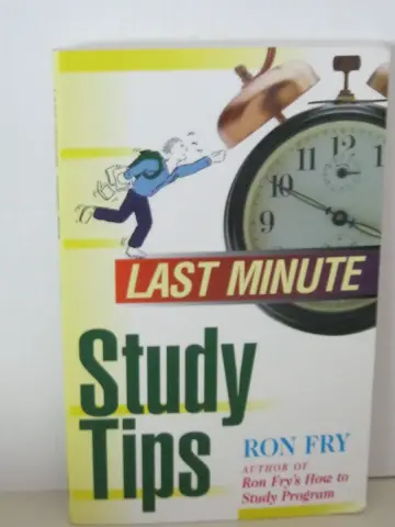 Cover of Last Minute Study Tips