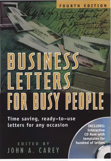 Cover of Business Letters for Busy People