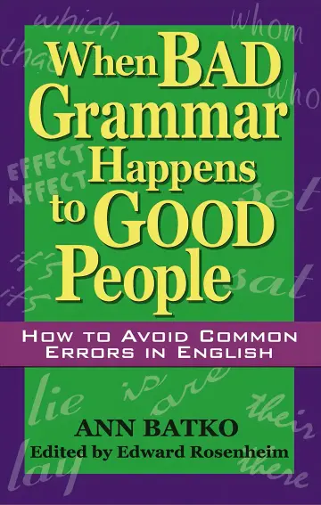 Cover of When Bad Grammar Happens to Good People