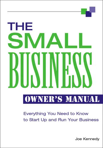 Cover of The Small Business Owner's Manual