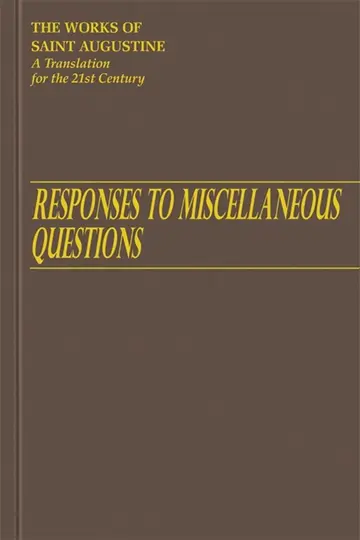 Cover of Responses to Miscellaneous Questions I 12