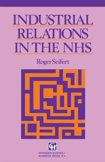 Cover of Industrial Relations in the NHS