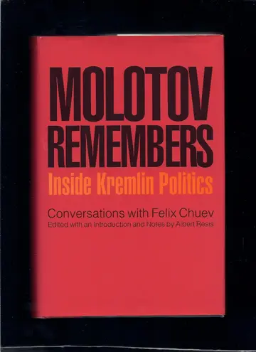 Cover of Molotov Remembers