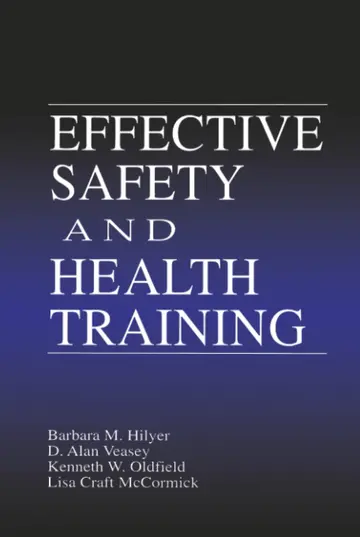 Cover of Effective Safety and Health Training