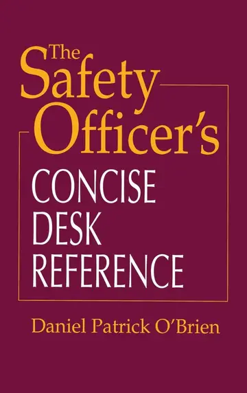 Cover of The Safety Officer's Concise Desk Reference