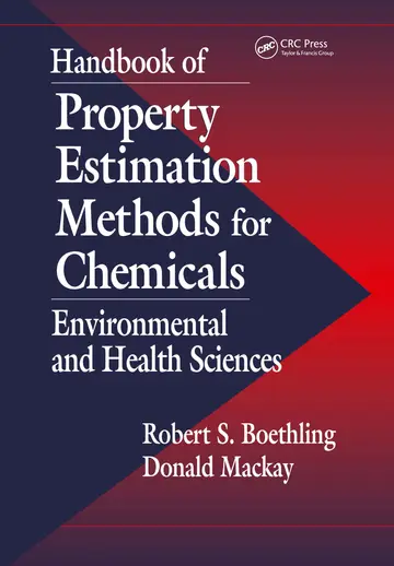 Cover of Handbook of Property Estimation Methods for Chemicals