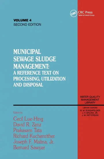 Cover of Municipal Sewage Sludge Management