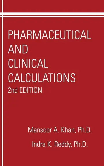 Cover of Pharmaceutical and Clinical Calculations