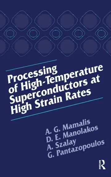 Cover of Processing of High Temperature Superconductors