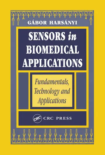 Cover of Sensors in Biomedical Applications