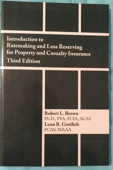 Cover of Introduction to Ratemaking and Loss Reserving for Property and Casualty Insurance