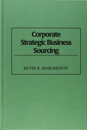 Cover of Corporate Strategic Business Sourcing